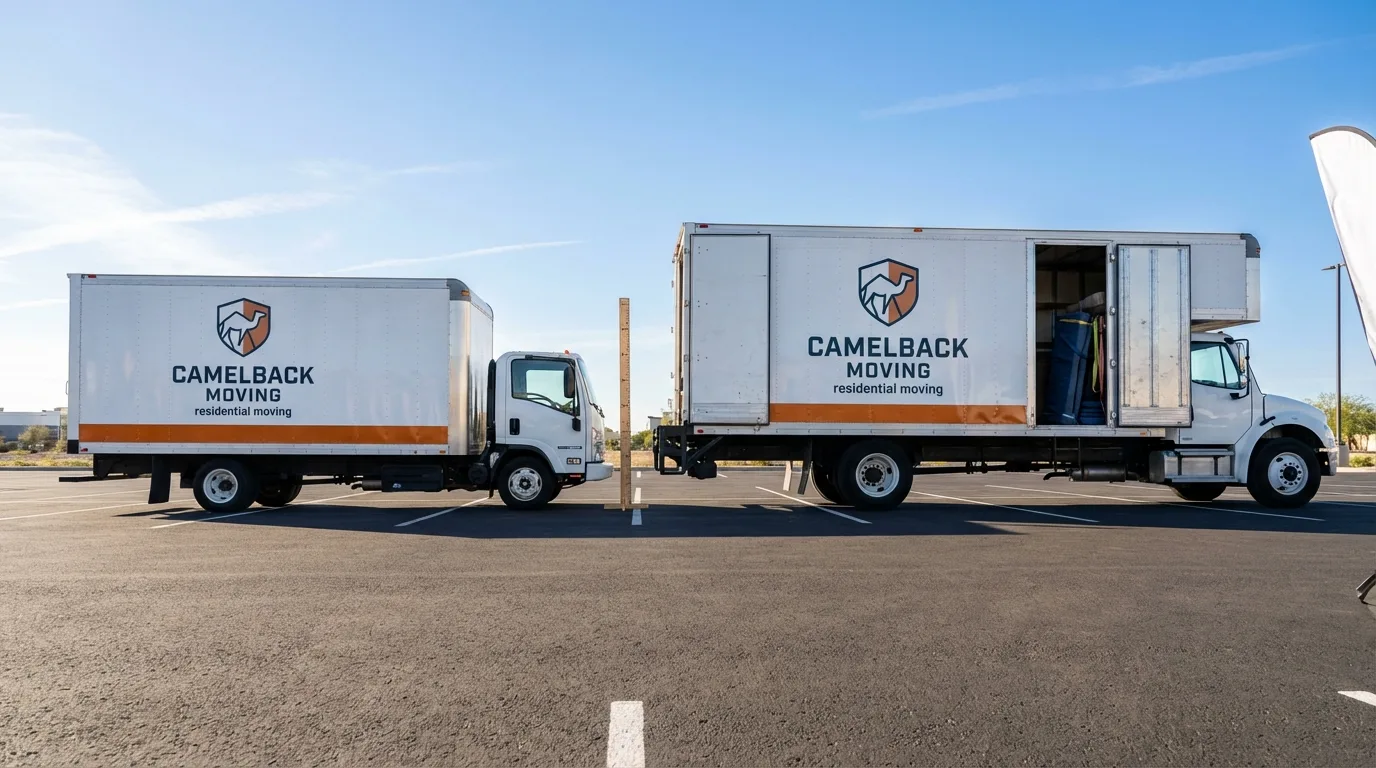 Moving truck size capacity guide in North Vernon